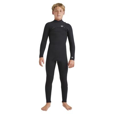 Neoprenanzug BILLABONG "5/4mm Foil", Kinder, Gr. 10 ( 140-148cm & 36-41 kg), schwarz, 80% Neopren, 20% Nylon, Sportanzüge