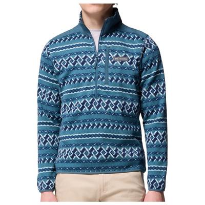 Columbia - Sweater Weather Printed Half Zip II - Fleecepullover Gr M blau Image