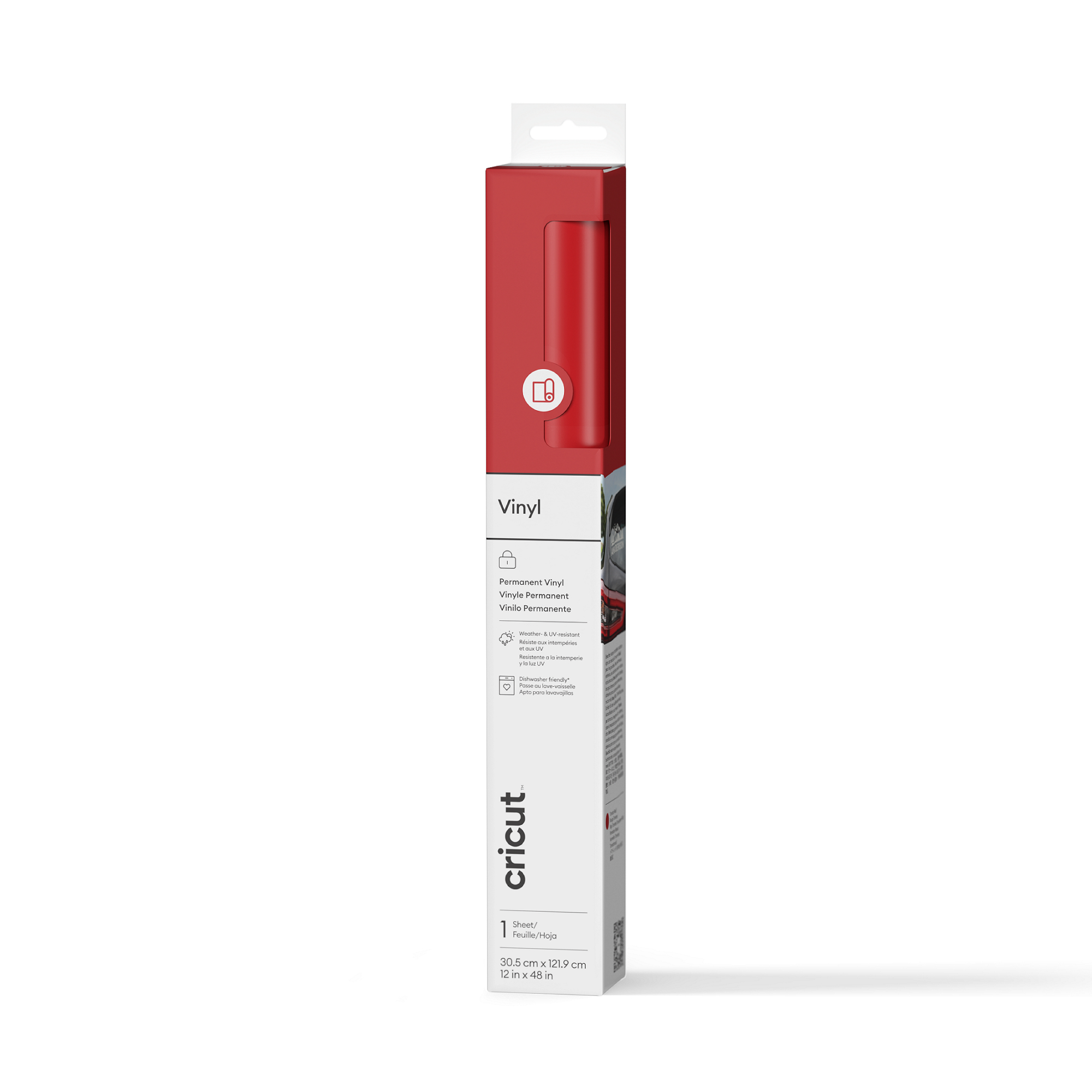 Cricut Premium Vinyl | Permanent | Tomato Red