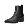 Stiefelette PAVEMENT "Pavement Stiefelette Leder", Damen, Gr. 37, schwarz, Leder, casual, Schuhe