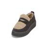 Loafer MARC O'POLO "mit flauschigem Teddyfutter", Damen, Gr. 42, schwarz (schwarz graphite), Obermaterial: 100% Leder (Rind), unifarben, Schuhe