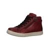 Sneaker HUSH PUPPIES "Hush Puppies Sneaker Leder", Damen, Gr. 37, rot (bordeaux), Leder, casual, Schuhe