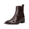 Stiefelette PAVEMENT "Pavement Stiefelette Leder", Damen, Gr. 40, braun, Leder, casual, Schuhe