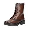 Schnürstiefelette GABOR "Gabor Stiefelette Nappaleder", Damen, Gr. 39, braun (mittelbraun), Nappaleder, casual, Schuhe