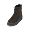 Stiefel MARC O'POLO "aus Veloursleder mit Warmfutter", Damen, Gr. 40, schwarz (schwarz graphite), Obermaterial: 100% Leder (Rind), unifarben, Schuhe