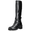 Stiefel PAUL GREEN "Paul Green Stiefel Leder/Textil", Damen, Gr. 39, schwarz, Leder, Textil, casual, Schuhe
