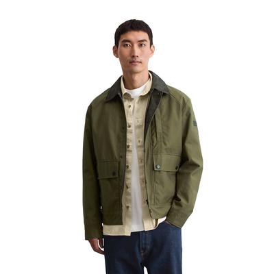 Outdoorjacke MARC O'POLO "aus wasserabweisendem Dry Wax Cotton", Herren, Gr. 3XL, braun (copley braun), Obermaterial: 100% Baumwolle; Futter: 100% Baumwolle, unifarben, sportlich, regular fit, Langarm, Jacken Image