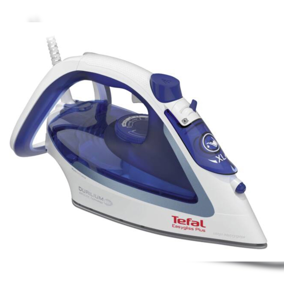 Tefal FV5736 Easygliss Plus Bügeleisen/Dampfbügeleisen Weiss-Blau Image