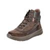 Schnürstiefelette LEGERO "Legero Stiefelette Veloursleder/Textil", Damen, Gr. 43, braun, Veloursleder, Textil, casual, Schuhe