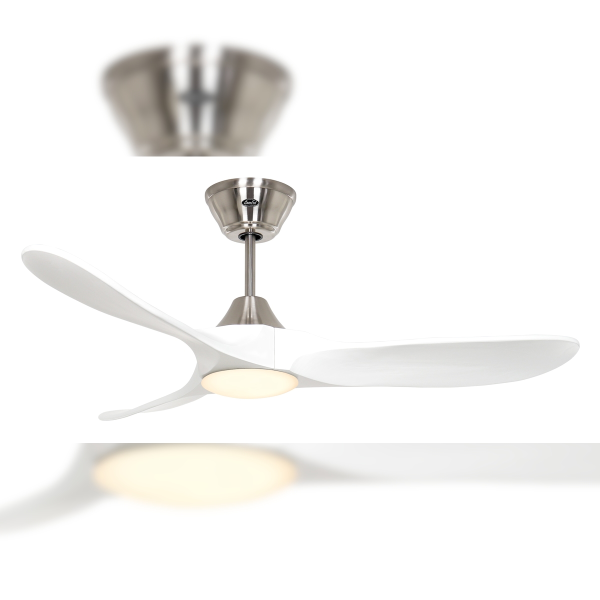 Casafan DC Deckenventilator Eco Genuino BN-MW 122 mit LED 122 Image