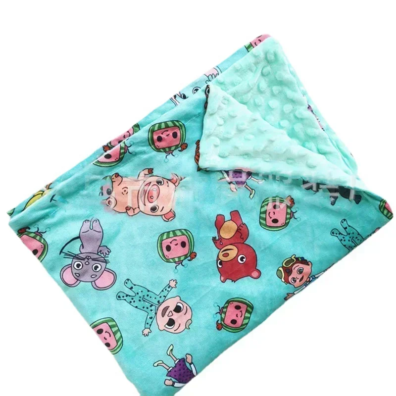 Couverture Cocomelon en flanelle douce et confortable pour voyage à domicile