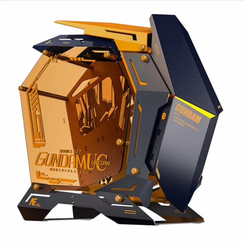 Vollaluminium-Computergehäuse, wassergekühltes Konsolenspiel Image