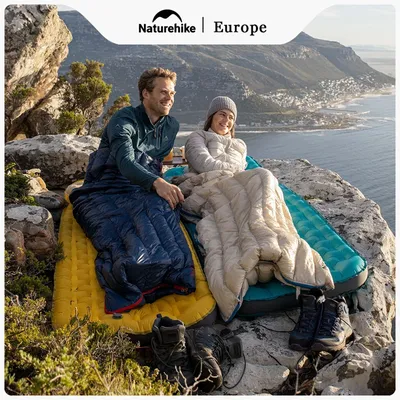 Naturehike Camping Duck Down Waterproof Sleeping Bag CW295 Ultralight Backpacking Sleeping Bag Camping Sleeping Bags