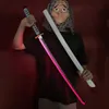 104 cm leuchtender Dämon Sayaer Katana Dämonentöter: Kimetsu no Yaiba Ba de Saber Anime Kinderspion P Road P Kanroji Mitsuri Echte Größe Japa Nese Katana und Y