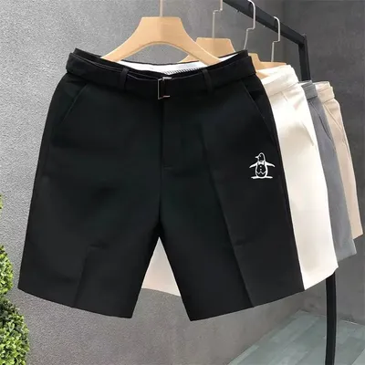 2025 Luxury Brand Business Casual Shorts Men's Summer Golf Wear High Quality Golf Shorts and Fashionable Golf Clothing