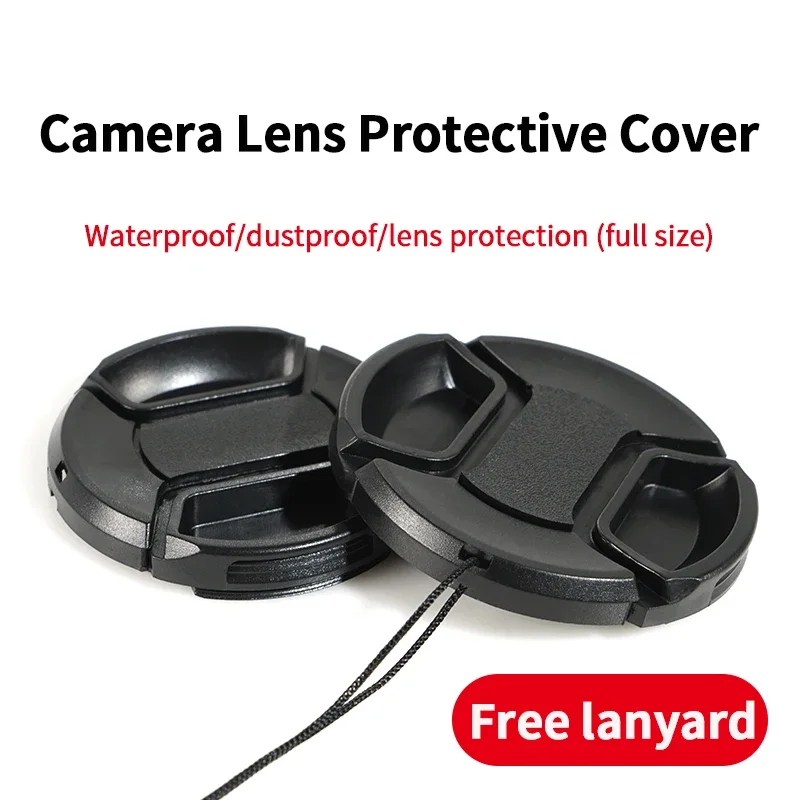 Kameraobjektivdeckel mit extra starken Federn, Mittelklemme für Filter 43 mm, 49 mm, 52 mm, 55 mm, 58 mm, 62 mm, 67 mm, 72 mm, 77 mm, 82 mm Image