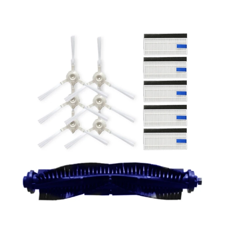 Rollenbürste Seitenbürste HEPA-Filter für Tefal Rowenta X-plorer Serie 75 RG7687 RR7687WH Roboter-Staubsauger Ersatzzubehör Image