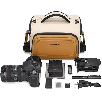 Camera bags, outdoor travel camera shoulder bags, waterproof, camera bags with detachable partitions and shoulder straps