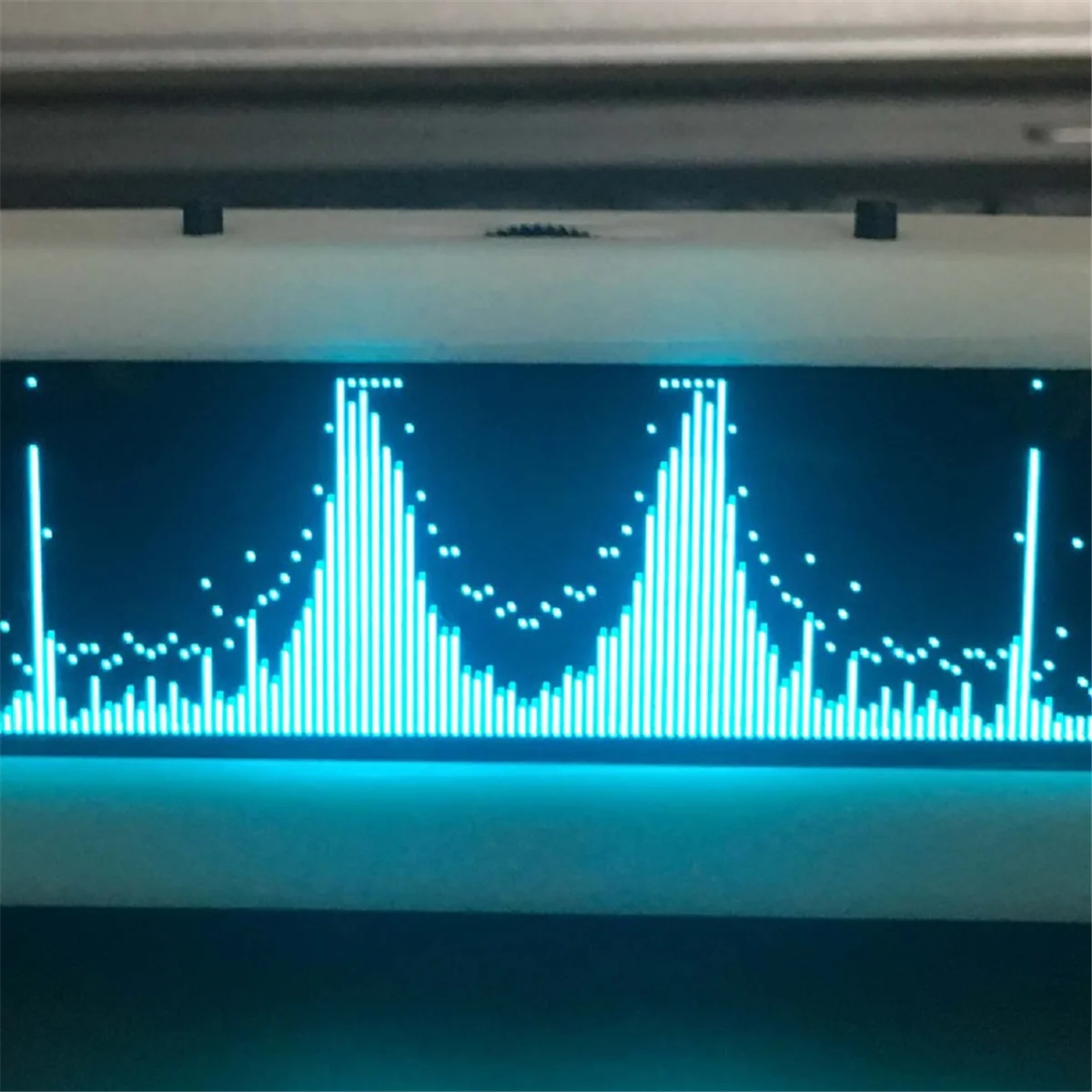 Einzelhandel! 3,12-Zoll-OLED-Musikspektrum-Display, sprachgesteuertes Fahrzeug, professionelles HiFi-Blau Image