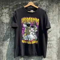 00s Horrorpops Walk Like A Zombie Cotton Black T shirt S 5XL VN0156 long or short sleeves