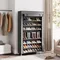 Multi-layer Shoe Rack for Home Doors Dustproof Shoe Cabinet Space Saver Durable Indoor Organizer for Rental Houses and Entryways