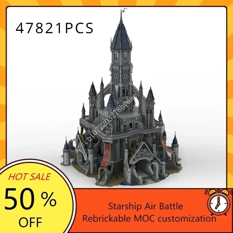 Hyrule Castle – Legend of Kingdom Modular MOC Kreatives Street View-Modell Benutzerdefinierte Puzzles Architektur Montagemodell Spielzeug Geschenke Image