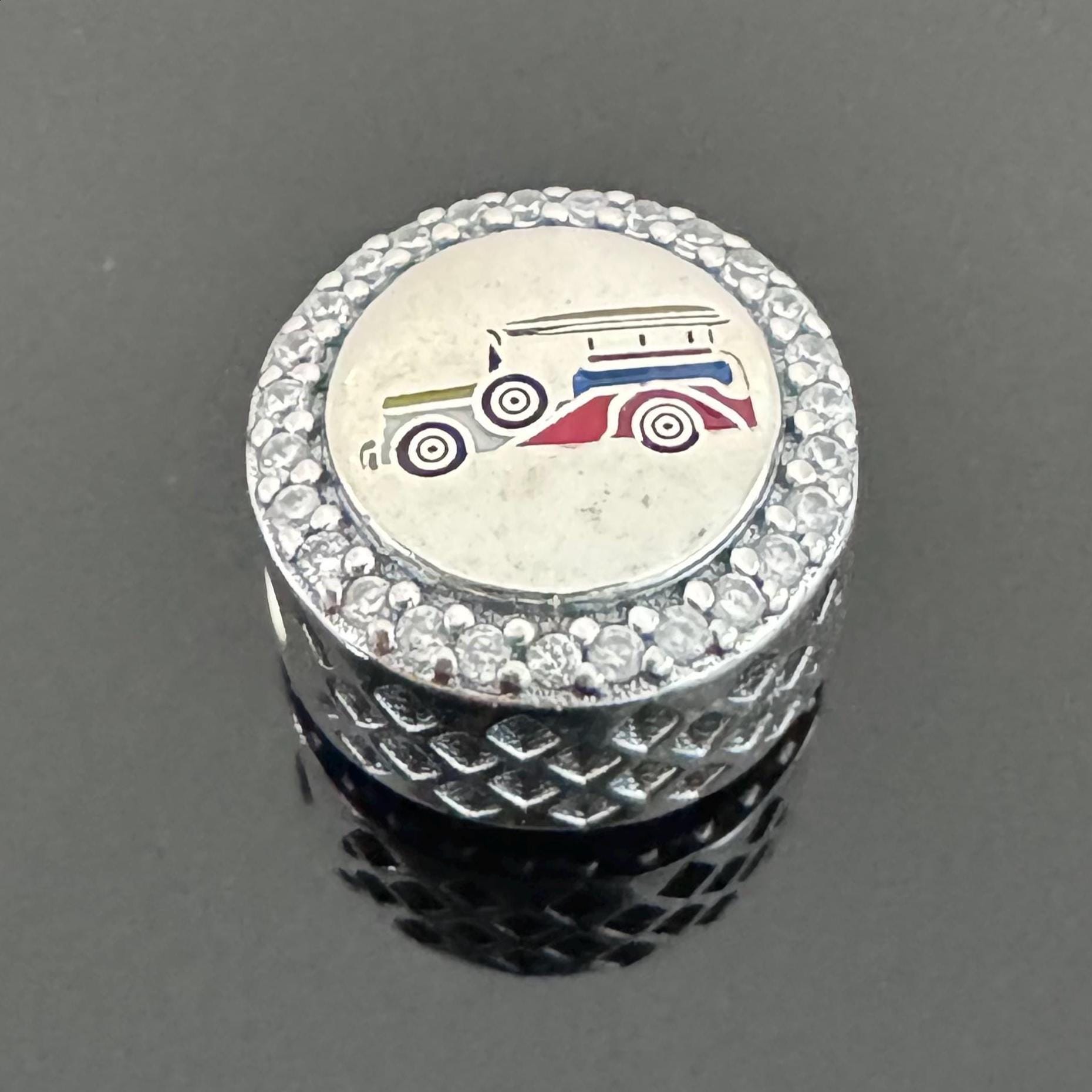 Autentico ciondolo Pandora Filippine a forma di auto/ciondolo per bracciale da viaggio Pandora/regalo per lei/regalo per la laurea/un vero ciondolo Pa