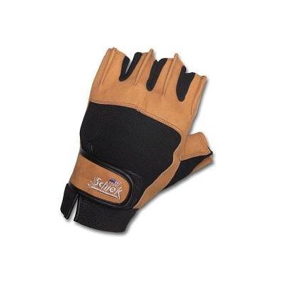 Schiek Sports Power Gel Gloves in Tan / Black H-415 Size: L (9"" - 10"")