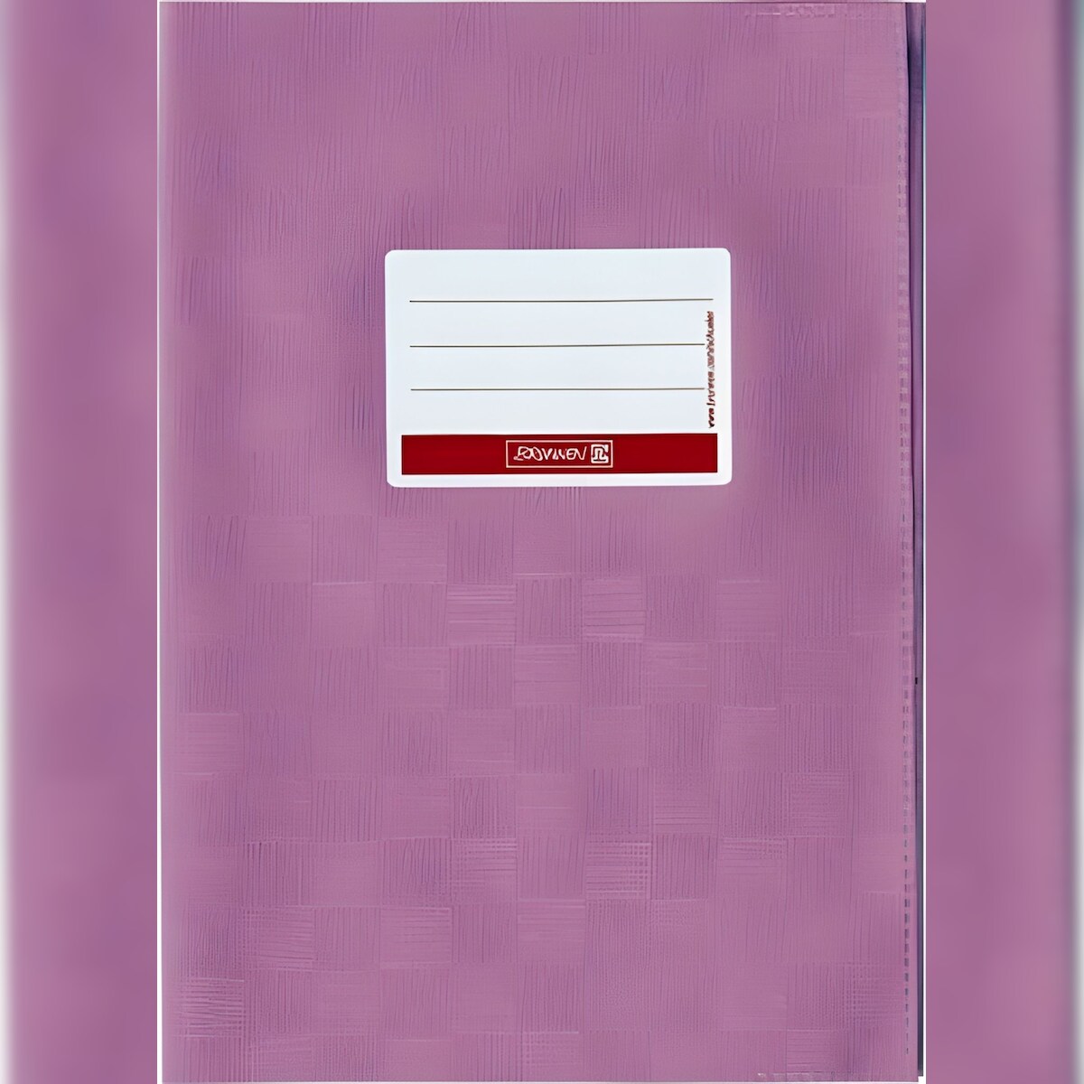 BRUNNEN Hefthülle A4 rosa Folie mit Schild 104052445 Image
