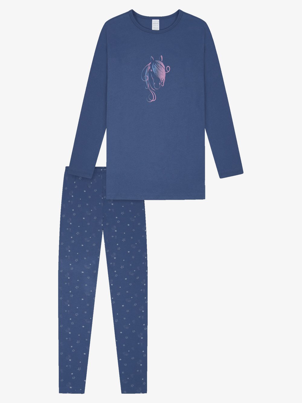 Schiesser Pyjama Mädchen blau, 116 Image