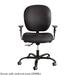 Safco Products Company Alday™ Ergonomic Task Chair Metal in Gray/Brown | 35.5 H x 26 W x 26 D in | Wayfair 3391BL