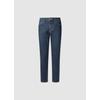 High-waist-Jeans PEPE JEANS "TAPERED JEANS HW", Damen, Gr. 32, Länge 30, schwarz enzyme, Denim/Jeans, Obermaterial: 98% Baumwolle, 2% Elasthan, casual, gerade, unten schmal, Jeans