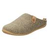 Pantoffel ROHDE "TIVOLI", Damen, Gr. 36, beige (beige, meliert), Filz, klassisch, Schuhe, Hausschuh, Clog, Homeslipper mit herausnehmbarer Innensohle