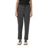 Stoffhose S.OLIVER, Damen, Gr. 36, N-Gr, grau (grau, schwarz), Web, Obermaterial: 70% Polyester, 26% Viskose, 4% Elasthan, animal-print, casual, gerade lang, Hosen, mit Leo-Print