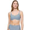 Bügelloser BH TRIUMPH "Shape Smart P", Damen, Gr. 3, N-Gr, chambray, Microtouch, Obermaterial: 51% Polyamid, 25% Polyester, 24% Elasthan, casual, BHs, glättend, wattiert, tiefer V-Ausschnitt, elastisch, formend