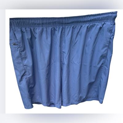Adidas Shorts | Layer 8 Men’s Woven Stretch Athletic Training Shorts With Pockets And Zip Pocket | Color: Blue | Size: Xxl