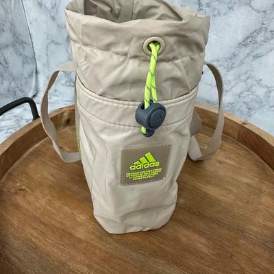 Adidas Bags | Adidas Hydration 2 Crossbody Tan Water Bottle Phone Holder | Color: Green/Tan | Size: Os