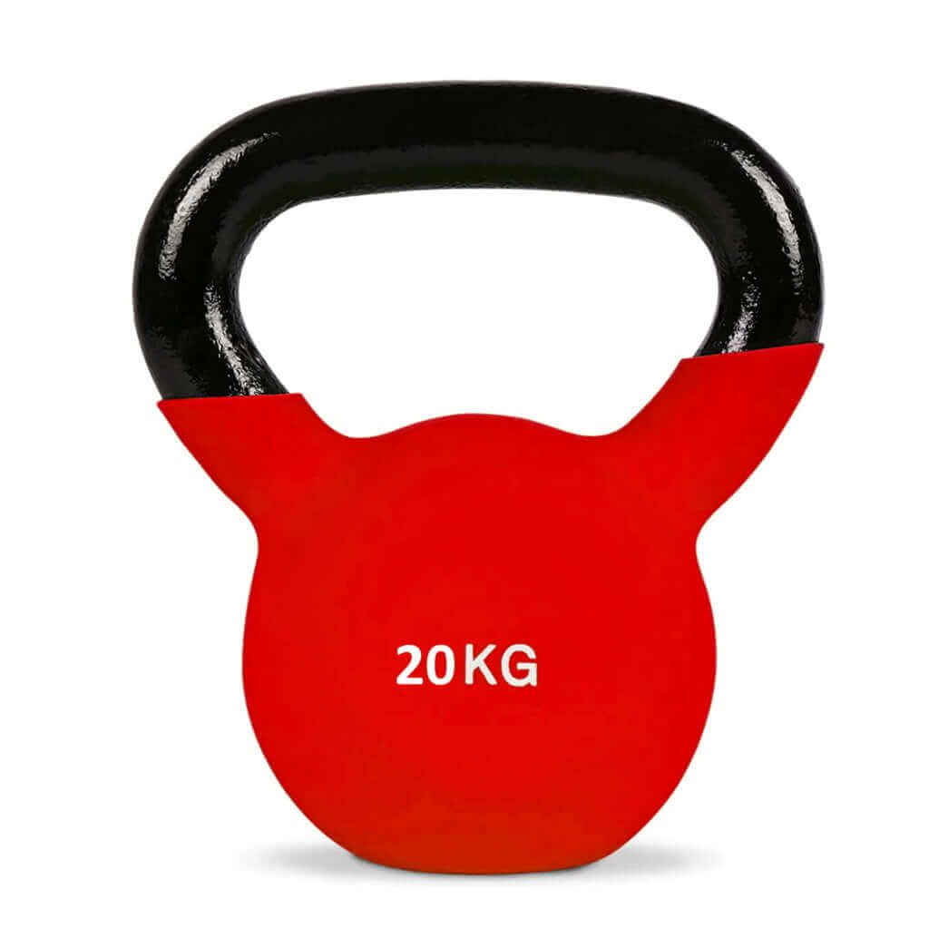 FFitness Kettlebell in Ghisa Rivestita Neoprene Rosso 20 kg FF 1 St