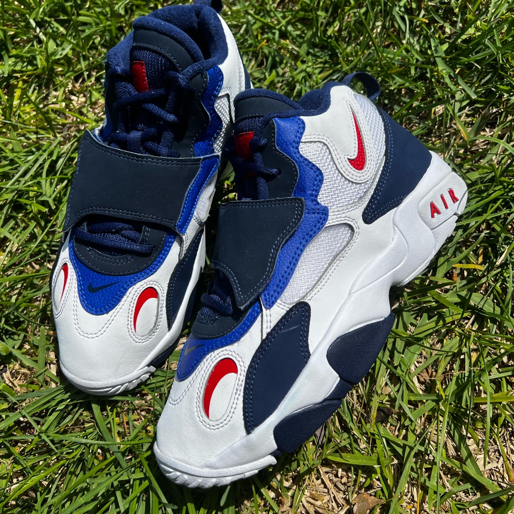 Nike Shoes | Clean Nike Air Max Speed Turf Size 7 Mens Blue Void Shoes | Color: Blue/White | Size: 7