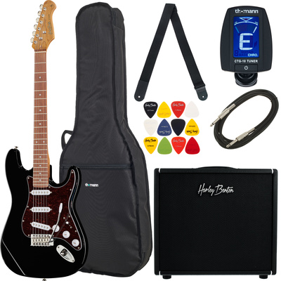 Harley Benton ST-62BK DNAFX AmP20 Set