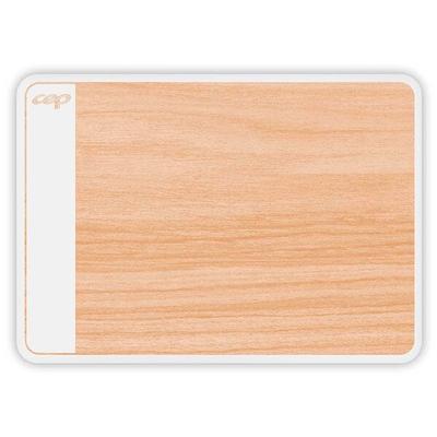 cep Mousepad weiß / buche weiß, 21x0.2x15 cm