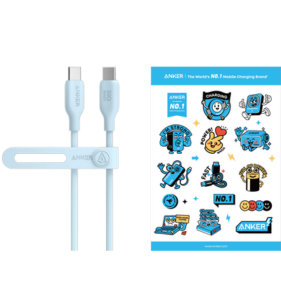 Anker 543 USB-C auf USB-C Kabel (Bio)+Sticker für Studis gratis dazu! Image