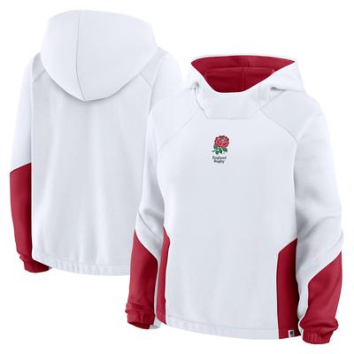 England Rugby Fleece-Oberteil – Weiß – Damen Image