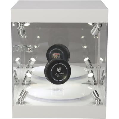Hochwertiger, rotierender LED-Hockey-Puck-Vitrine Image