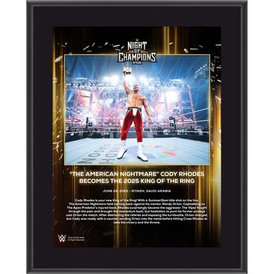 Cody Rhodes WWE 26,7 x 33 cm 2025 Night of Champions Sublimierte Plakette Image