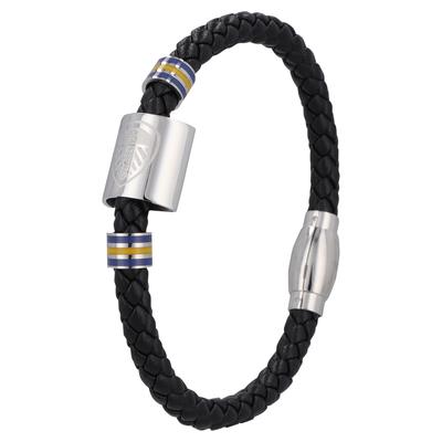 Leder- und Edelstahlarmband Image