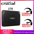Disco rigido esterno SSD crucial Disco rigido USB 3.2 ad alta velocità X9 X10 Disco rigido da 1 TB 2 TB per PC portatile Fotocamera SSD portatile
