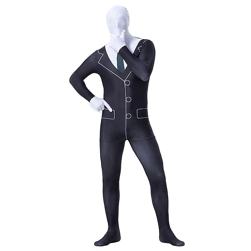 Gemusterte Zentai-Anzüge Cosplay Kostüm Maske Drucken Karnevalskostüm Ganzkörperanzug Herren Damen Jungen Sexy Kostüm Halloween Kostüm für Leistung Party Maskerade Kinder Erwachsene Image