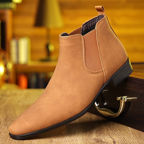 Herren Chelsea Boots – Business Casual Stiefeletten für den klassischen Büro- und Alltagslook Image