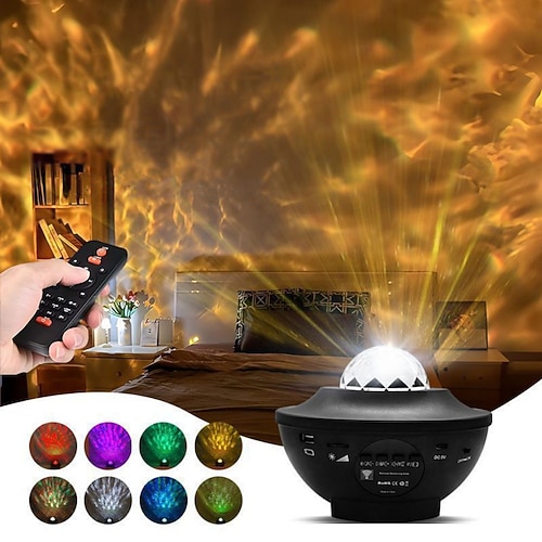 Sternprojektor Galaxie Licht Geschenk Projektor mit Bluetooth-Lautsprecher Mehrere Farben Dynamische Projektionen Sternen-Nachtlichtprojektor für Kinder Erwachsene Schlafzimmer Raumlichter Image